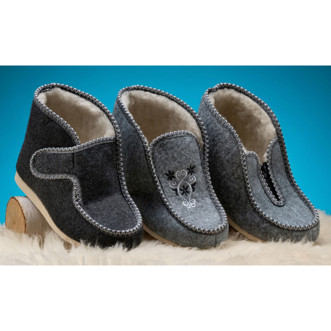 DC 09 Bambosze damskie, baleriny, pantofle z zakrytą piętą, kapcie NA ZAMEK,  na grubych spodach