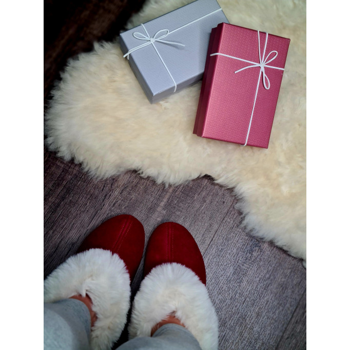 DC 11 Bambosze damskie, baleriny, pantofle z zakrytą piętą, kapcie frotte, na grubych spodach