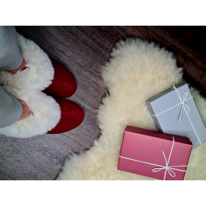 DC 11 Bambosze damskie, baleriny, pantofle z zakrytą piętą, kapcie frotte, na grubych spodach