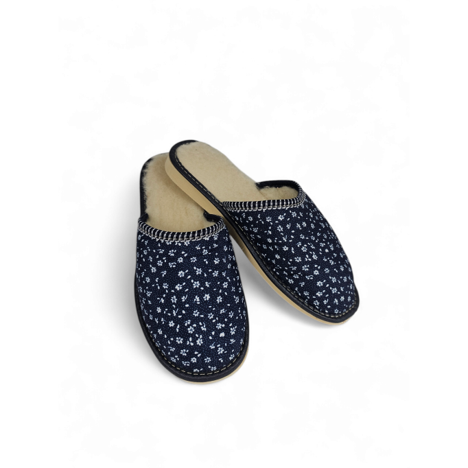 DC 25 Ocieplane kapcie damskie, ciepłe pantofle wsuwane