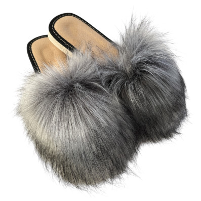 copy of copy of DSK 17 Skórzane kapcie damskie, pantofle ze skóry wieprzowej