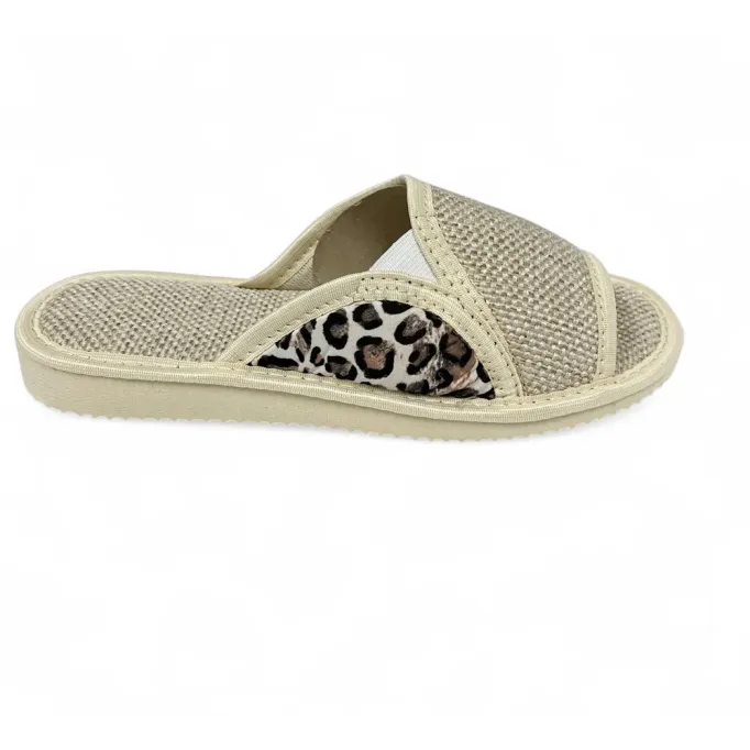 Kopia av Kopia av Kopia av Kopia av Kopia av Kopia av Kopia av Kopia av DLN 25 Kapcie damskie na lnie